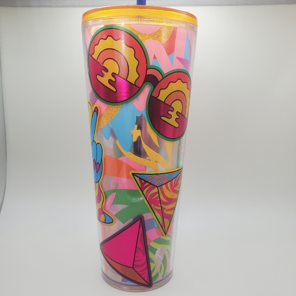 Starbucks Tim Singleton Pride Tumbler 24 oz Venti Colorful